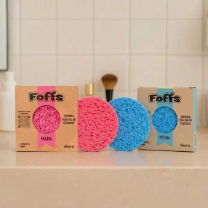 Foffs® Esponja Vegetal de Celulose Facial
