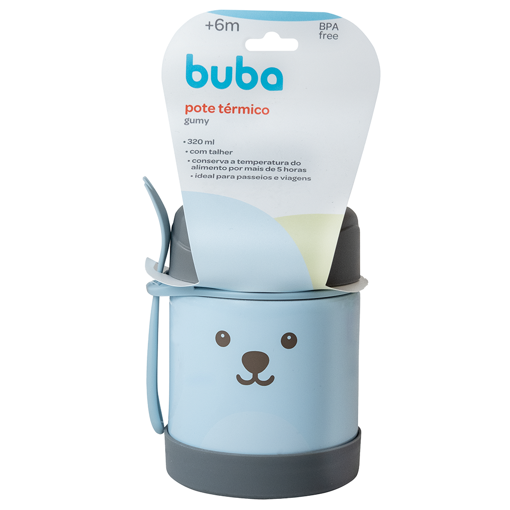 Pote Térmico Gumy Buba Azul Para Papinha - Image 6