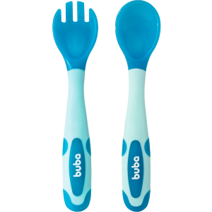 Kit Talher Flexível e Termossensível Buba Azul