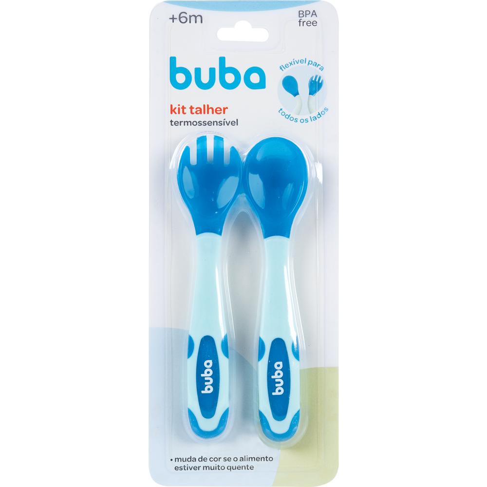 Kit Talher Flexível e Termossensível Buba Azul - Image 5