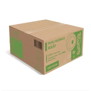 Papel Higiênico Rolão Natureza17Gr 8X300Mts Hrfs005M0817-23 Indaial