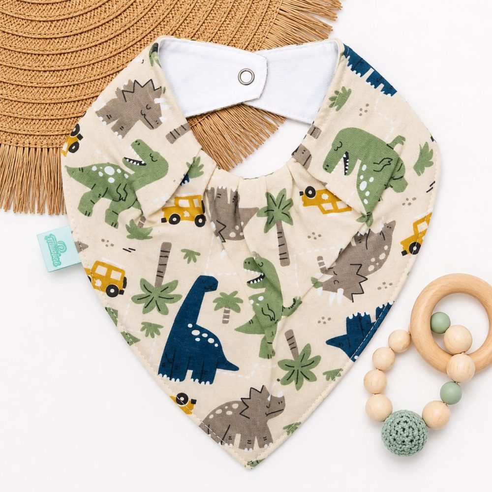 Bandana Impermeável Para Bebê – Aventura Jurássica - Image 2