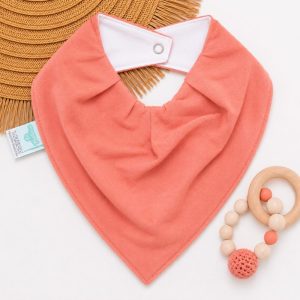 Bandana Impermeável Para Bebê – Coral