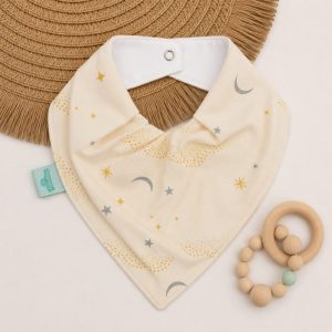 Bandana Impermeável para Bebê – Céu Estrelado