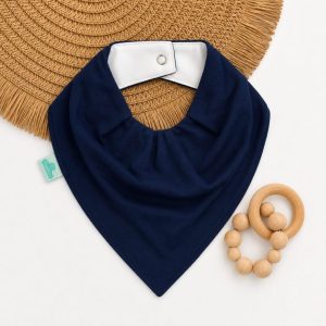 Bandana Impermeável para Bebê – Marinho