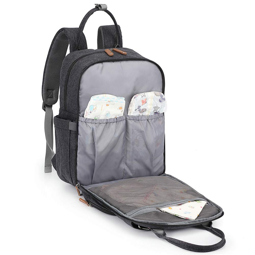 Mochila Maternidade Funcional Alice Cinza - Image 4