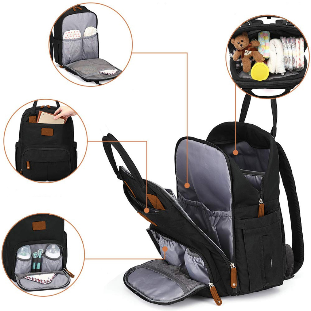 Mochila Maternidade Funcional Alice Preto - Image 6
