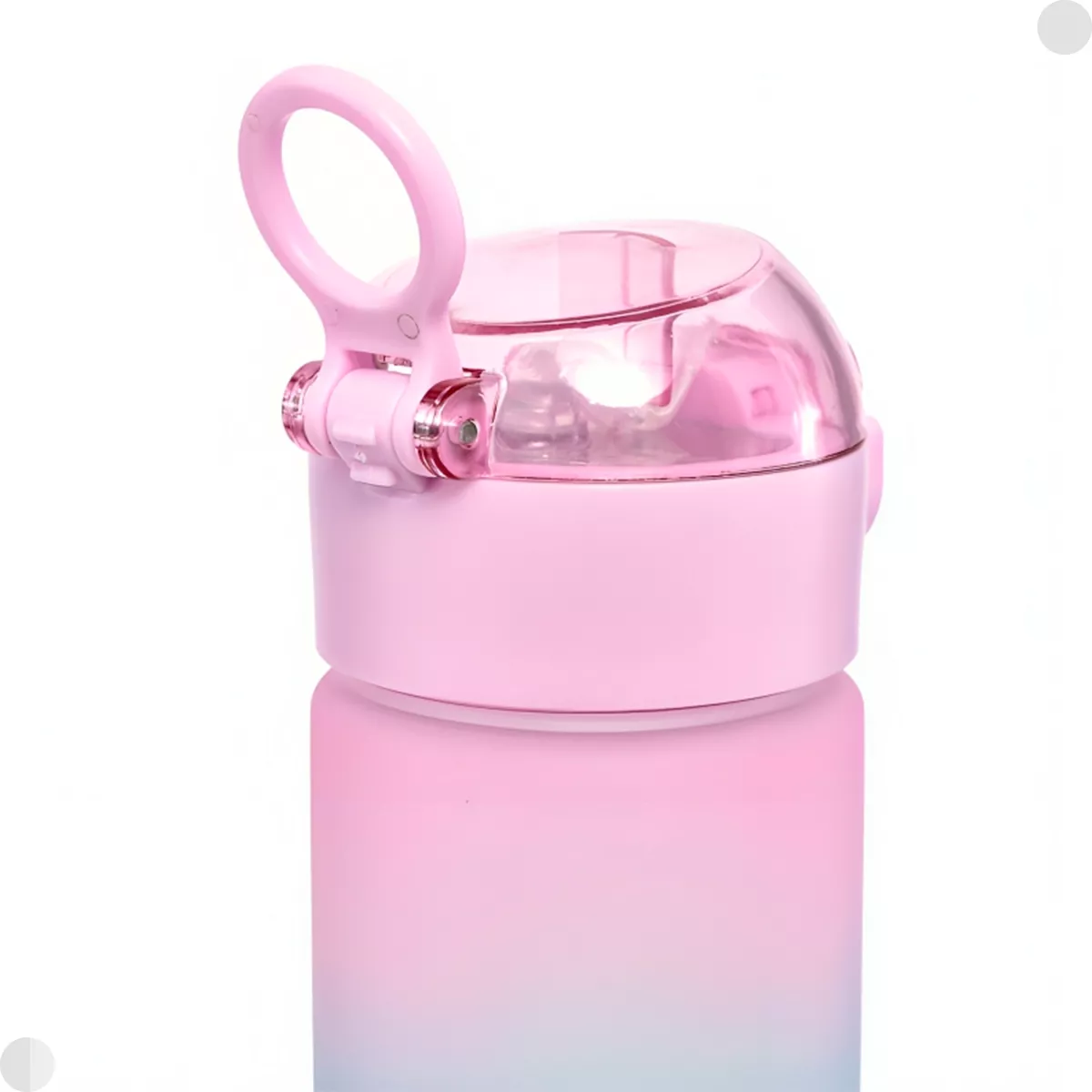 Garrafa Buba Degradê Rosa e Verde Antivazamento 450ml - Image 7