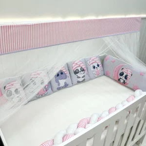 Kit Berço Trança 10 Peças – Pandinha Dorminhoco