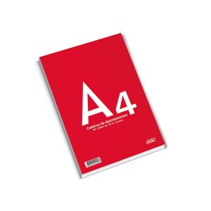 CADERNO APONTAMENTOS A4 PAUTADO 80F FIRMO