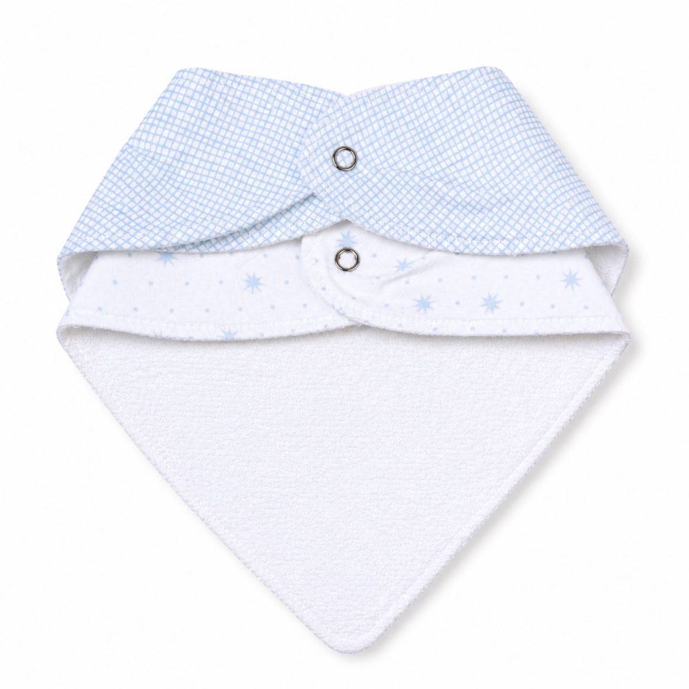 Kit Babador Bandana Papi 100% Algodão – Linho Azul - Image 3