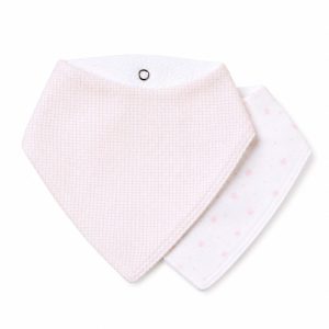 Kit Babador Bandana Papi 100% Algodão – Linho Rosa