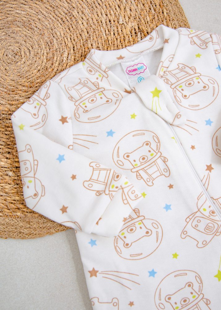 Macacão Bebê Suedine 100% Algodão – Astronauta - Image 3