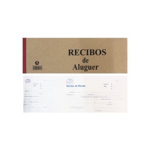 LIVRO DE RECIBOS DE ALUGUER 100 FLS