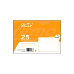 MAÇO C/ 25 ENVELOPES C6 SILICONE FIRMO