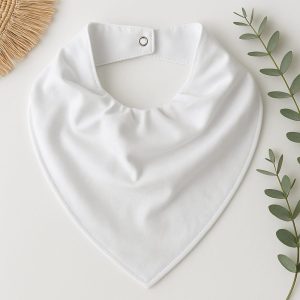 Bandana Impermeável para Bebê – Branca