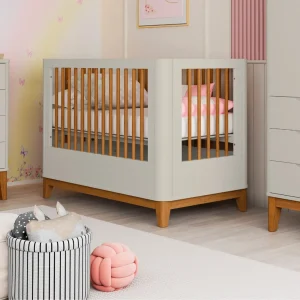 Berço Evolutivo 3 em 1 Boom Slim Classic – Areia Fosco