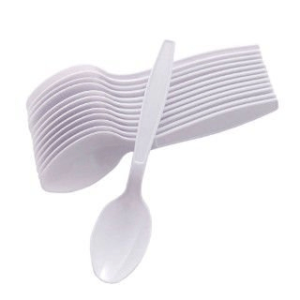 COLHER P/ REFEIÇAO PLASTICO C/50