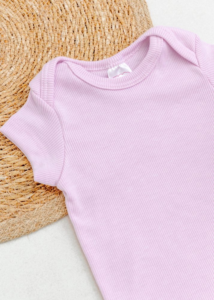 Conjunto Bebê Body e Tapa Fralda Canelado Liso – Algodão Doce - Image 3
