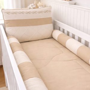 Kit Berço Luxo Padrão Americano – Bege