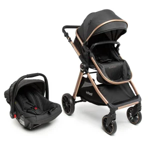 Carrinho Infanti Romanzo Duo Preto Bronze