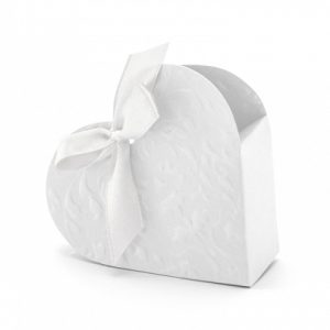 CAIXAS DE PAPEL CORAÇÃO BRANCO