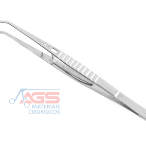 PINÇA ENDODONTIA P/ CONE OU PIVO C/ TRAVA 150MM